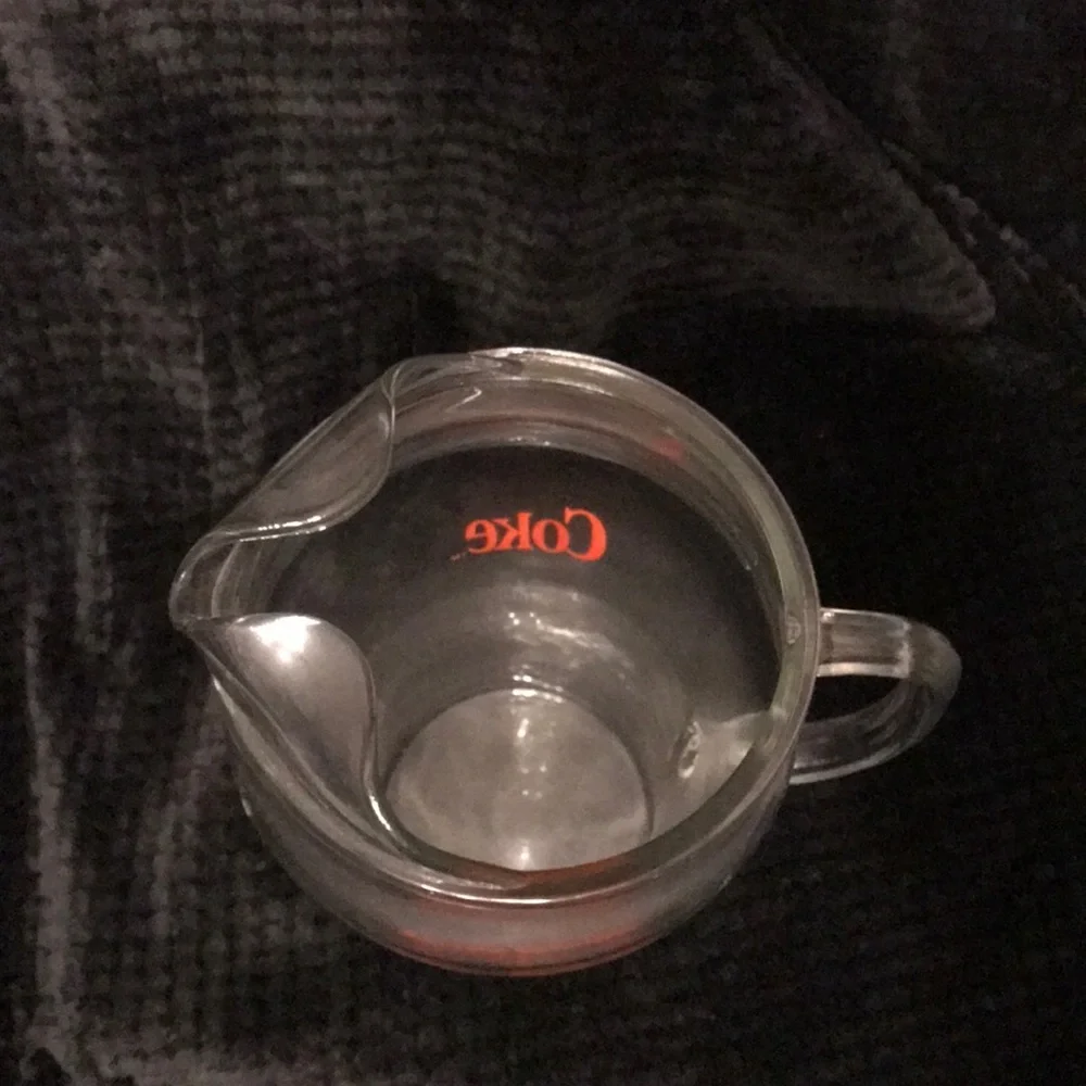 Coca Cola  1980’s glass pitcher